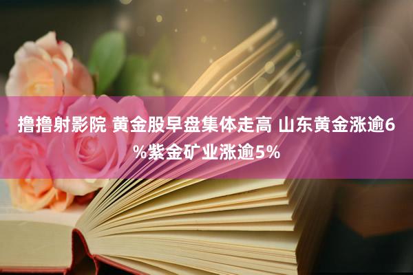 撸撸射影院 黄金股早盘集体走高 山东黄金涨逾6%紫金矿业涨逾5%